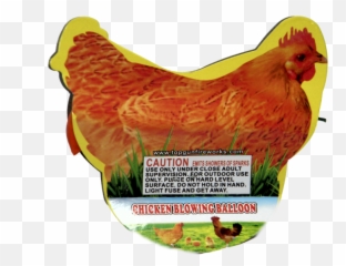 Download Chicken Blowing Balloon - Balloon Png Image With No Rhode Island Red Emoji,Emoji Hand And Chicken