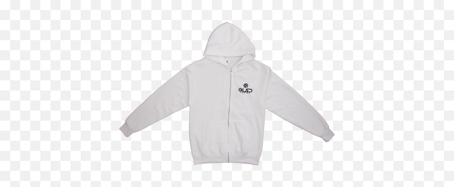 Glad Empire White Jacket Glad Merch Emoji,Holliday Emoji