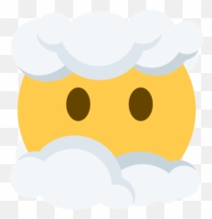 U200d Face In Clouds Emoji,Twemoji Panel