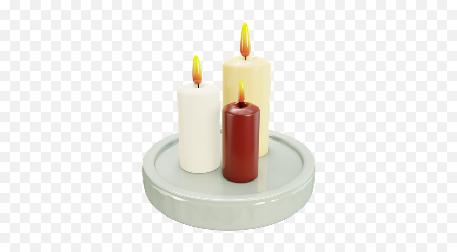 Burning Candle 3d Illustrations Designs Images Vectors Hd Emoji,Emoji Candles