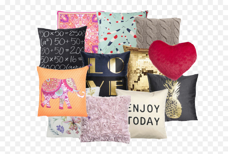 Pillowfightftecutepillows Sticker By Isa - Furniture Style Emoji,Purple Heart Emoji Pillow