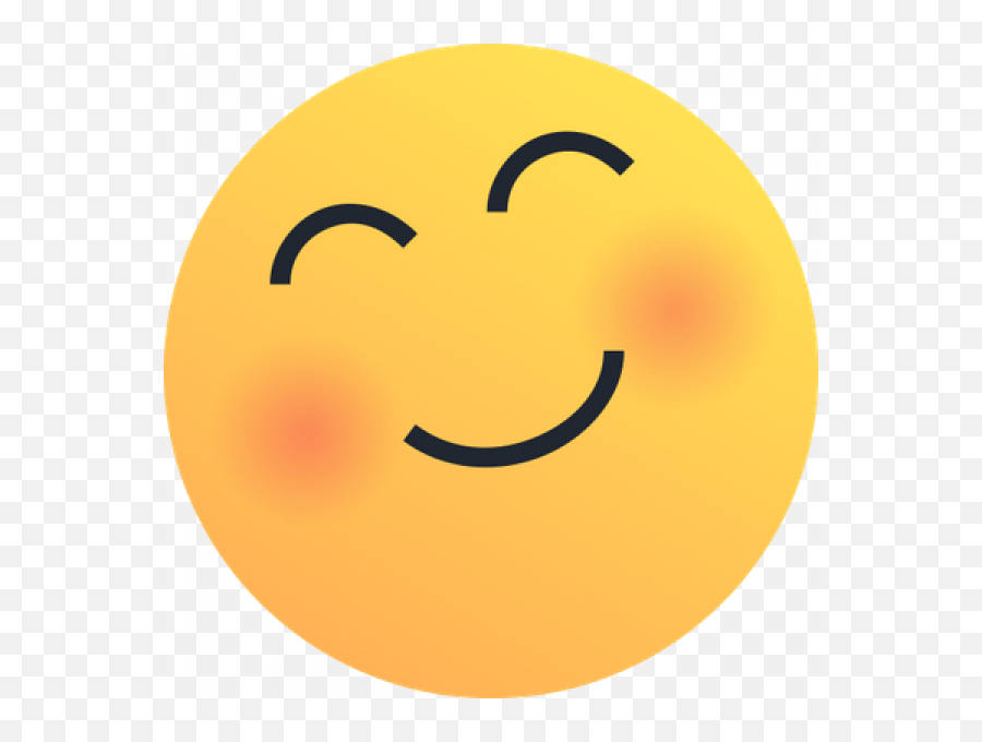 Smiley Emoticon Blushing Emoji Sticker - Imagenes De Emojis Alegres,Facebook Emojis