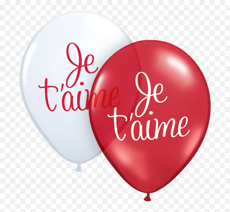 11 Balloon - Je Tu0027aime Classy Script 50 Ballon Je T Aime Emoji,Classy Emoji