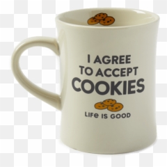 Accessories I Agree To Accept Cookies Diner Mug Life Is - Serveware Emoji,Easy Emoji Cookies