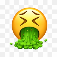 Emojis Ios 11 Png Transparent Png Image - Transparent Background Puke Emoji Png,New Ios Emojis
