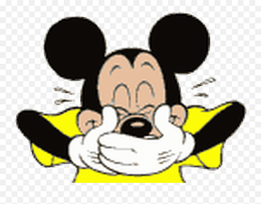 Mickey Mouse - Mickey Laughing Gif Emoji,Carcajada Emoticon