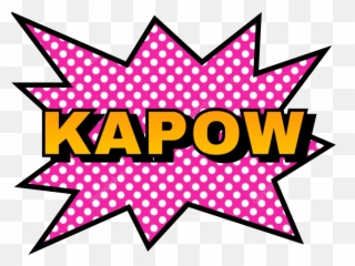 Kapow Popart Sticker - Bora Bora Emoji,Kapow Emoji