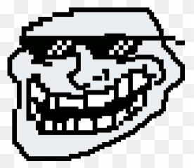 Challenge - Eru0027s Gallery Pixilart Dot Emoji,Trollface Facebook Emoticon