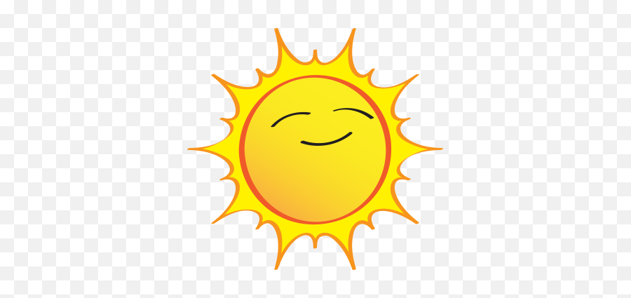 Sun - Cartoon Sun Images Hd Emoji,Sunshine Emoticon