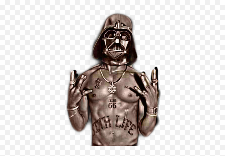 2pac Starwars Sith Sticker - Darth Vader 2pac Star Wars Emoji,Darth Vader Emoji Copy And Paste