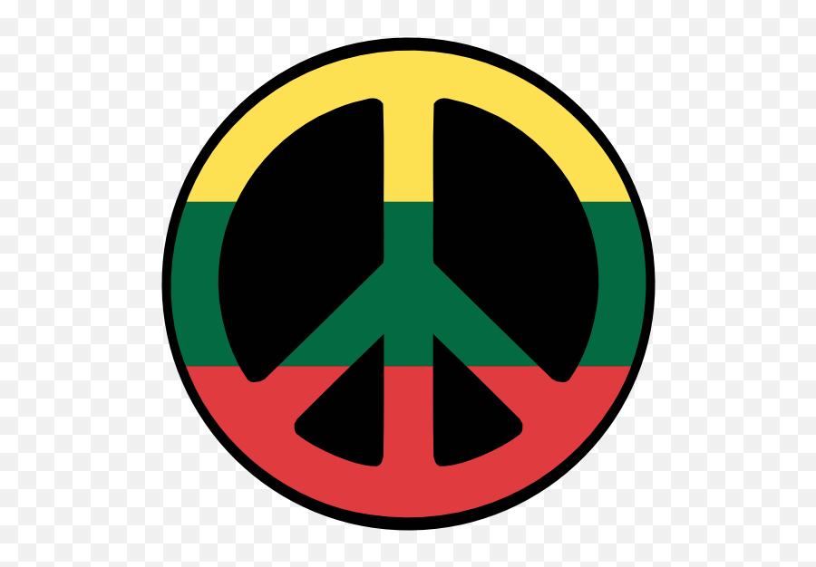 Peace Sign Clipart Cnd - Lithuania Png Download Full Lithuania Emoji,Lithuania Flag Emoji
