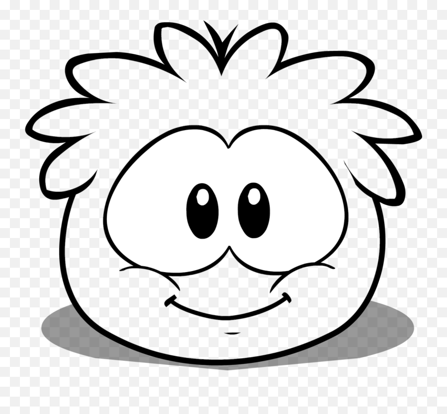 Funny Face Drawing Free Image - Pink Club Penguin Puffles Emoji,Clipart Emoji Silly Face Black And White