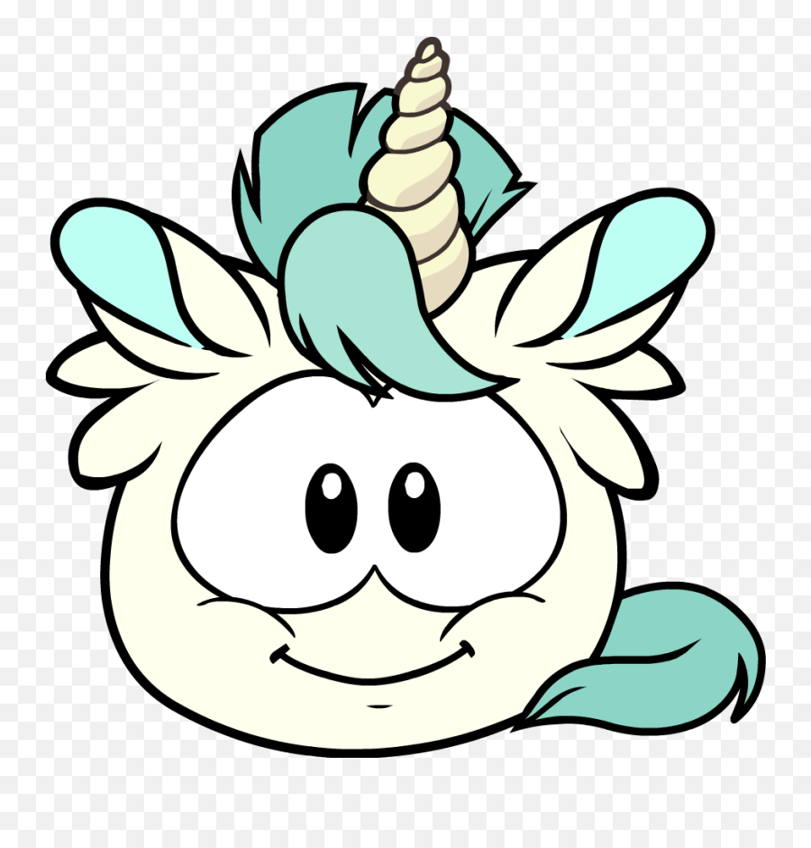Unicorn Puffle - You Could Turn Into These During The Club Penguin Pink Puffle Emoji,Penguin Emoji