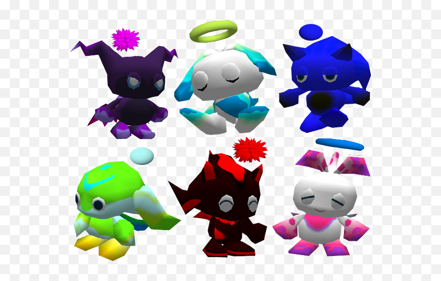 Sonic Adventure Battle 2 - Cute Sonic The Hedgehog Chaos Emoji,Chao Emotions