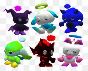 Sonic Adventure Battle 2 - Cute Sonic The Hedgehog Chaos Emoji,Chao Emotions