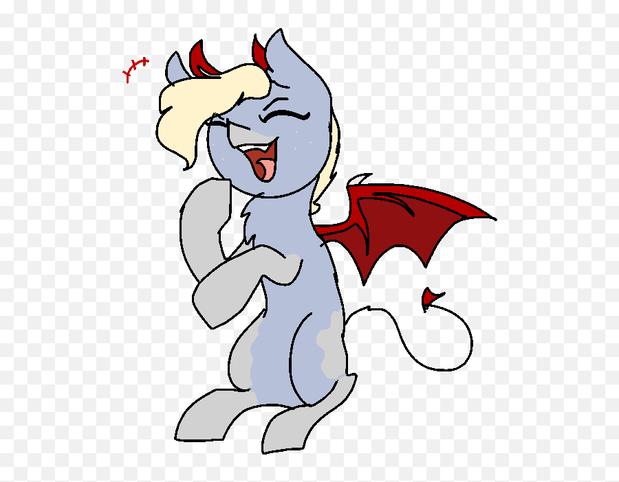 Download Nootaz Demon Pony Devil - Cartoon Emoji,Evil Laugh Emoji