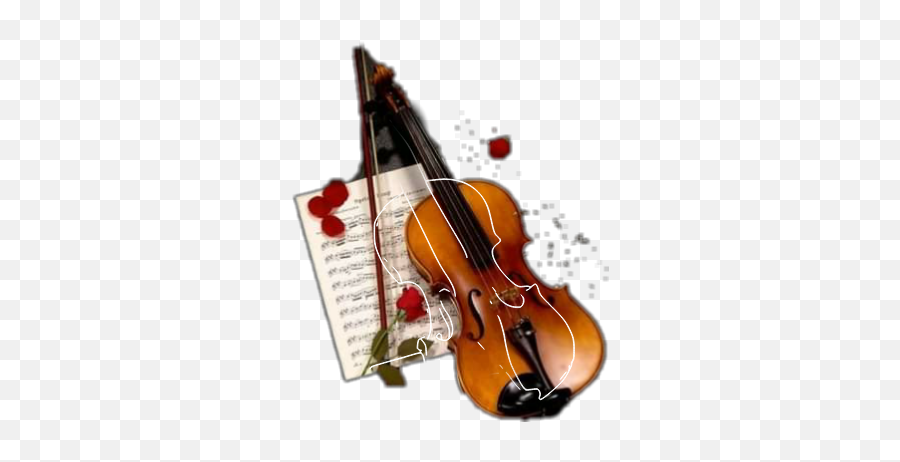 Loves Violin Sticker Emoji,Violin Emoji Stickers