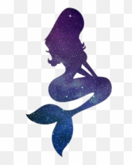 Mermaid Tail Sticker Challenge - Little Mermaid Silhouette Png Emoji,Mermaid Emoji