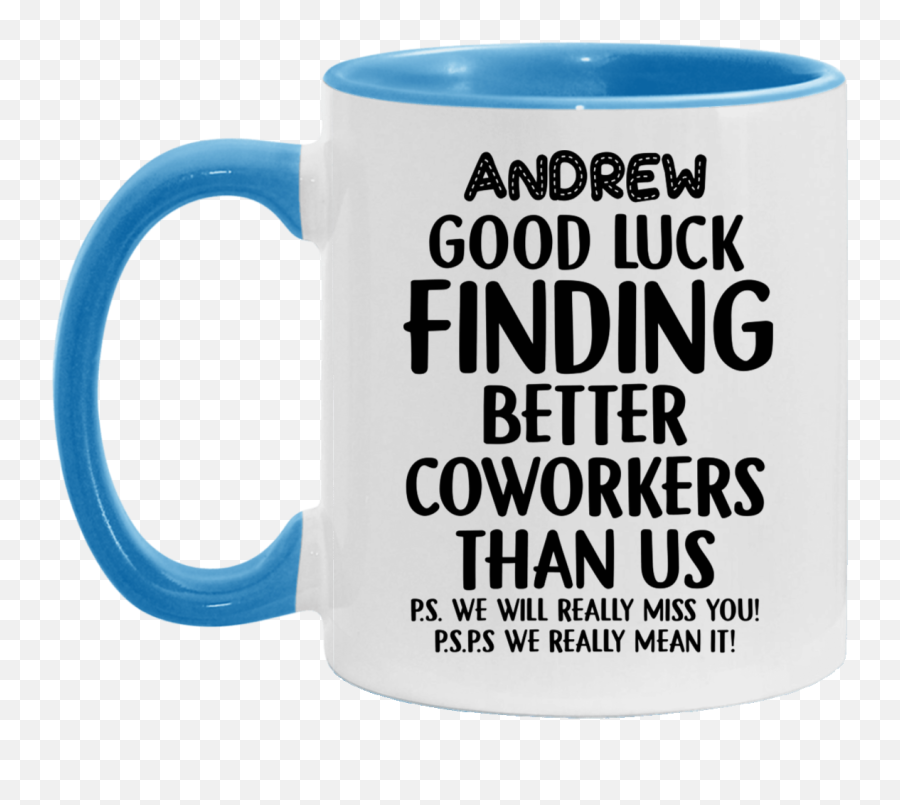 Top 3 Andrew Coworkers Leaving Gifts - Magic Mug Emoji,Anderew Luck Emojis