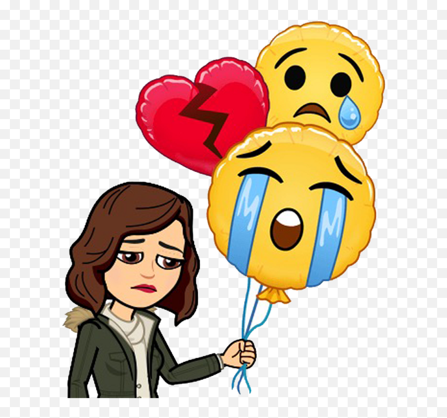 Broken Heart Bitmoji - Sad Broken Heart Emoji,Bitmoji Emoji