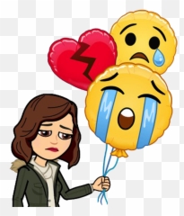 Broken Heart Bitmoji - Sad Broken Heart Emoji,Bitmoji Emoji
