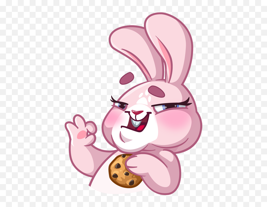 Rosy Bunny By Telegram Messenger Llp - Rosy Bunny Telegram Emoji,Telegram Nature Emojis