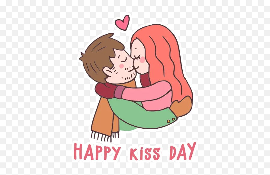 Kiss Day By Marcossoft - Sticker Maker For Whatsapp Emoji,Kiss On Cheek Whatsapp Emoticon