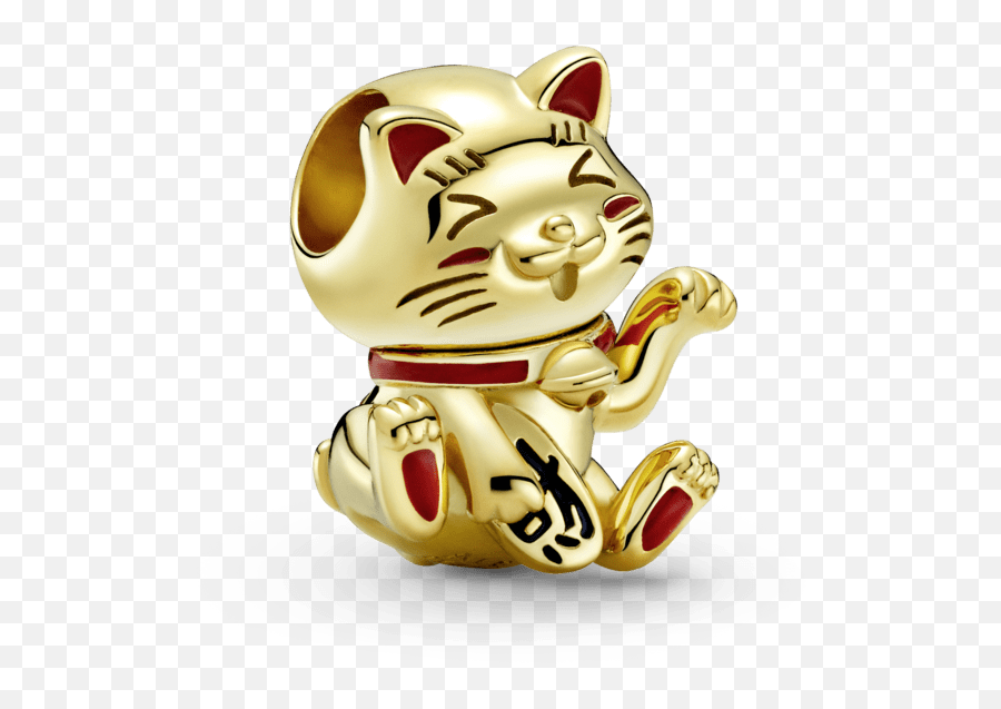 Cute Fortune Cat Charm Emoji,Cat Paws Japanese Emoticon