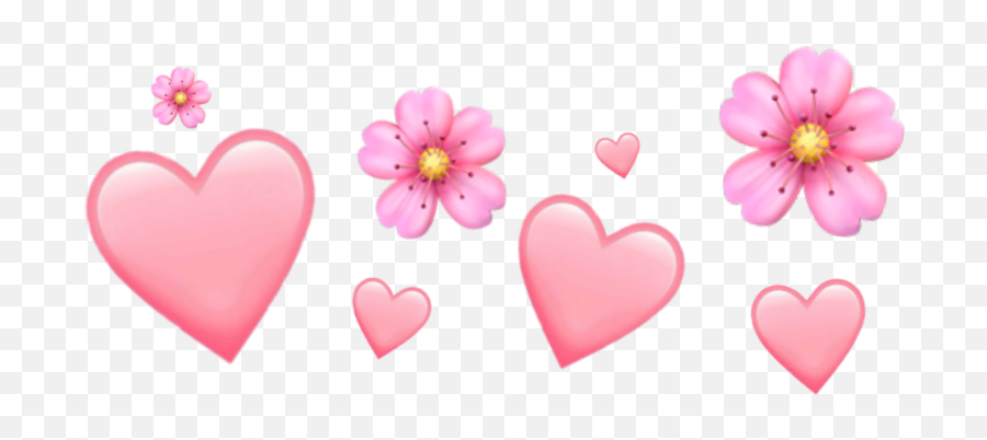 Flower Emoji Iphone Aesthetic Tumblr Sticker By Oneesamaa,Pink Aesthetic Emojis
