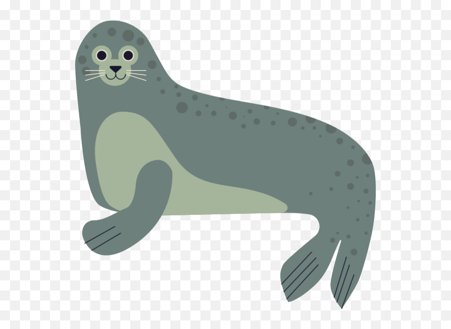 Free Creatures Clip Art U0026 Customized Illustration Fotor - Harbor Seal Emoji,Sea Lion Emoji