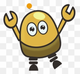 Robot Machine Yellow Drawing - Computer Emoji,Facebook Robot Emoticon
