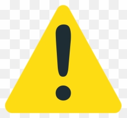 Emojione1 26a0 - Yellow Triangle With Exclamation Point Png Emoji,Simbolos Emojis