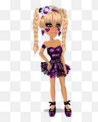 Moviestarplanet Movie Stars Cute Outfits - Miniskirt Emoji,Purple Devil Emoji Slippers