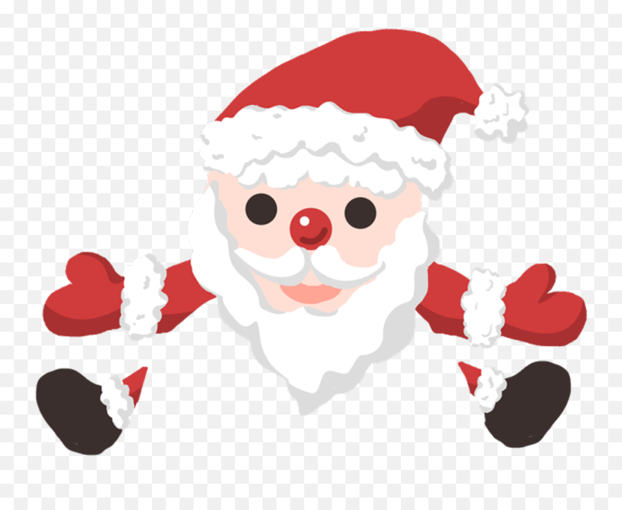 Download Hd Emoji Hat Christmas Crown - Santa Claus,Santa Emoji