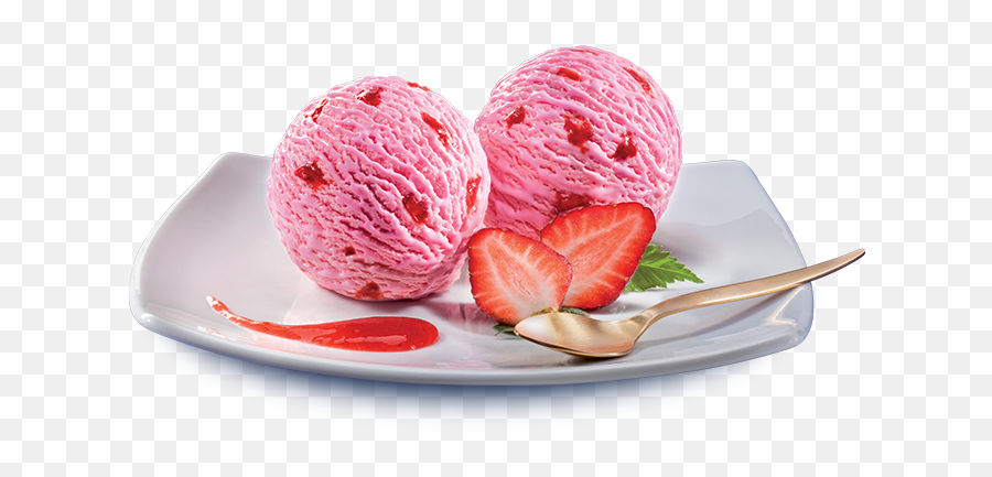 Gelato Ice Cream Frozen Yogurt Flavor - Strawberry Scoop Ice Cream Png Emoji,Frozen Yogurt Emoji