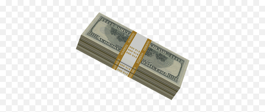 100dollars Gifs - Money Stack Gif Transparent Emoji,100 Dollars Emoji