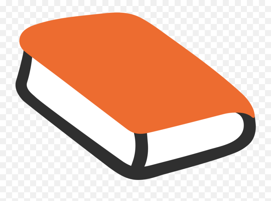 Fileemoji U1f4d9svg - Wikimedia Commons Book Emoji Android,Orange Emoji