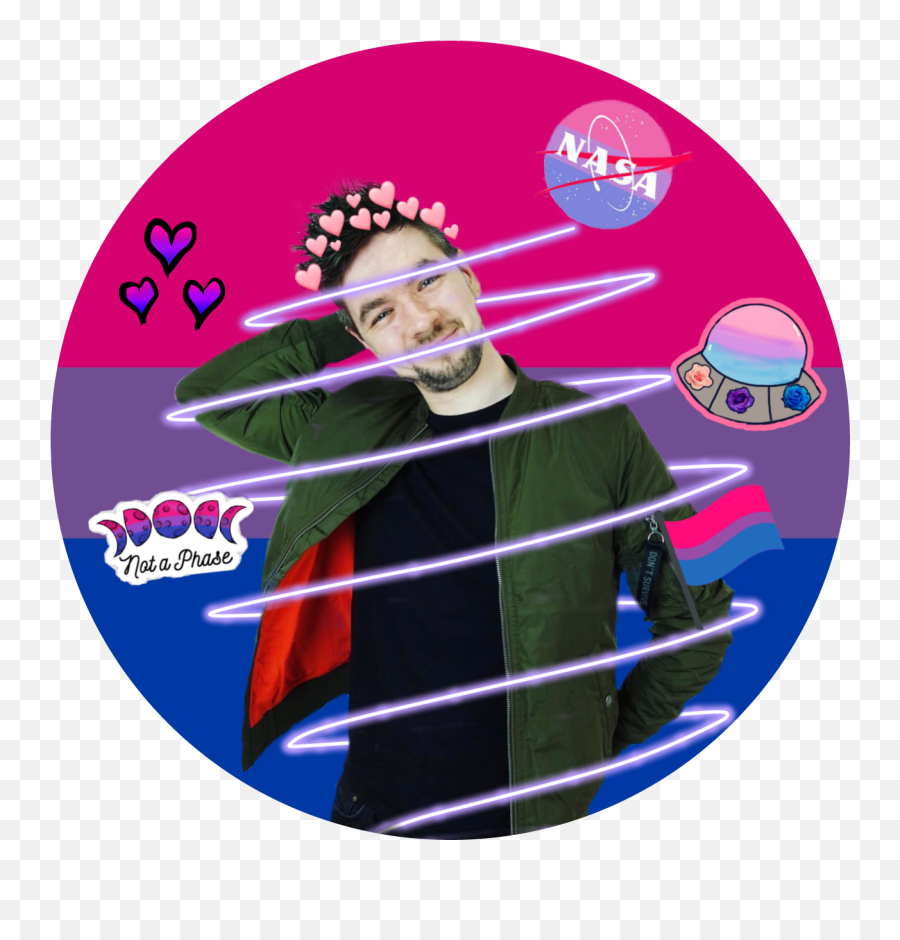 Jacksepticeye Bisexual Bi Sticker - Fictional Character Emoji,Jacksepticeye Emojis