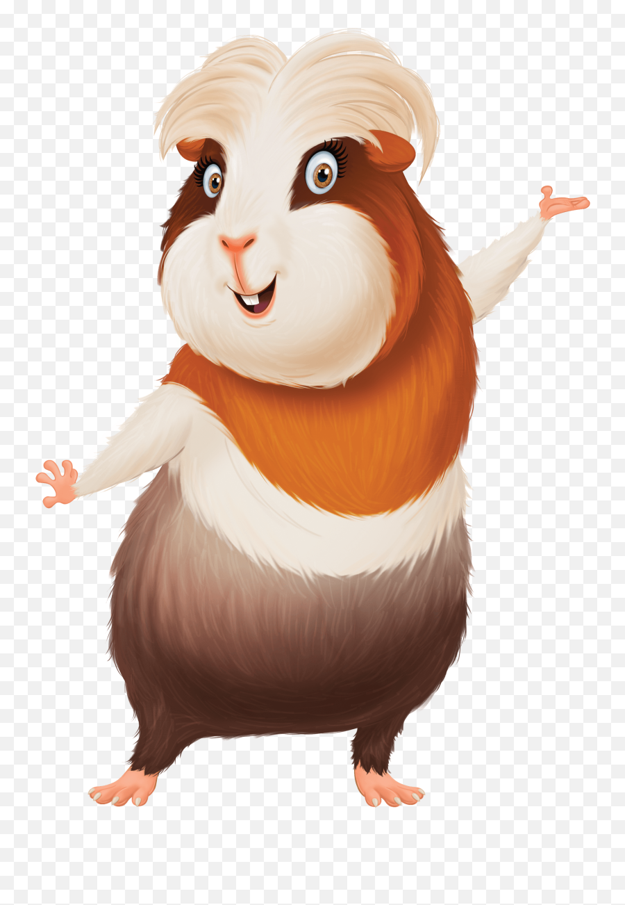 Charo Guinea Pig Cartoon - Cartoon Guinea Pig Png Emoji,Guinea Pig Emoji