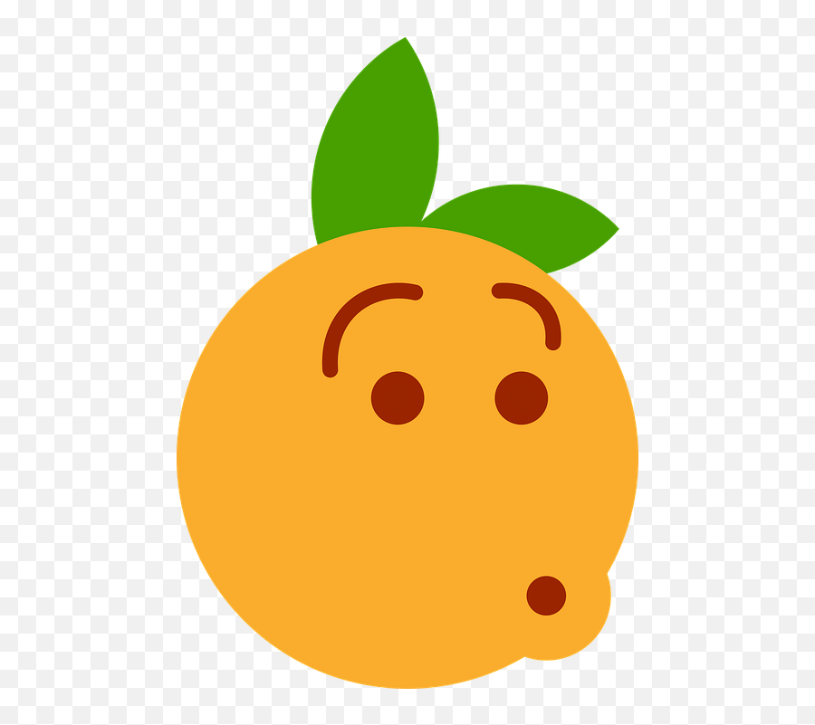 Clementine Orange Cartoon - Fruity Emoji,Orange Emotions
