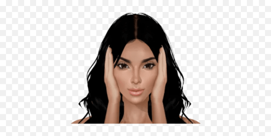 Kim Kardashian Crying Sticker - Celebrity Emoji Png,Blac Chyna Emoji App