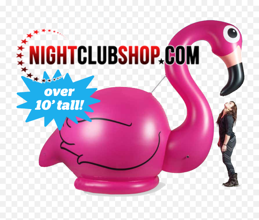 Mega Menu - All Product Categories Pool Party Inflatables Nightclubshop Logo Emoji,Flamingo Emoji