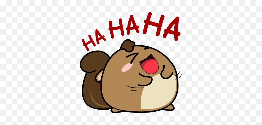 Game Obesity Mei - Squirrel Animal Emoji Gif Ha Ha Ha Gif Transparent,Squirrel Emoticon