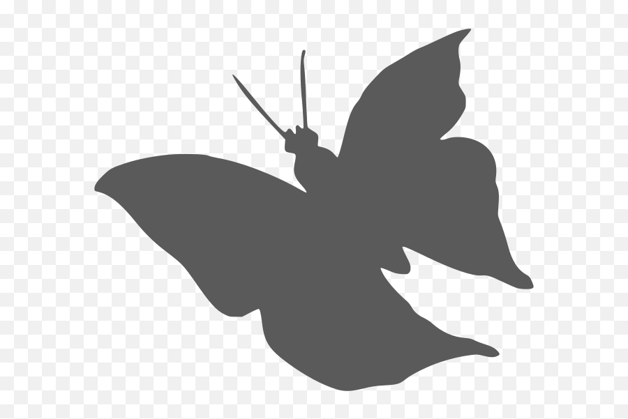 Flying Butterfly Silhouette Free Svg File - Svgheartcom Automotive Decal Emoji,Flying Fish Emoji