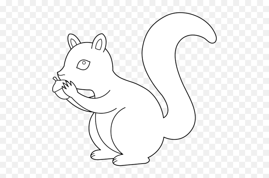 Free Chipmunk Clipart Black And White - Black And White Squirrel Clipart Emoji,Chipmunk Emoji