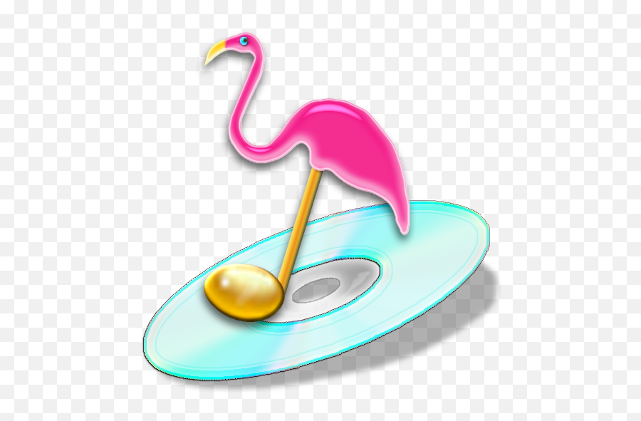 Free Clip Art - Greater Flamingo Emoji,Smart Aleck Emoticon