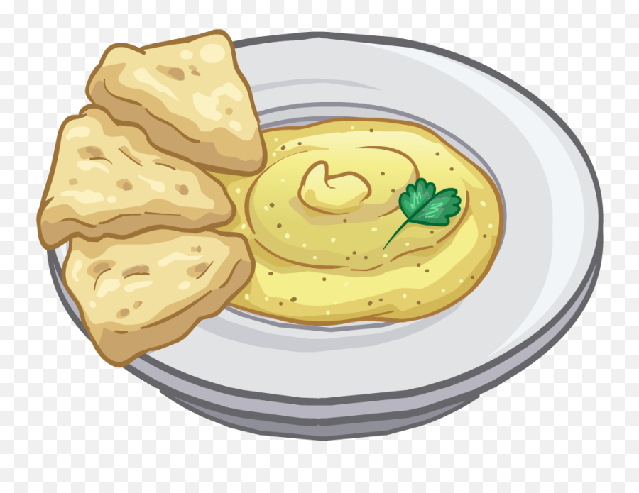 Humus Y Pan De Pita - Hummus Clipart Png Emoji,Hummus Emoticon