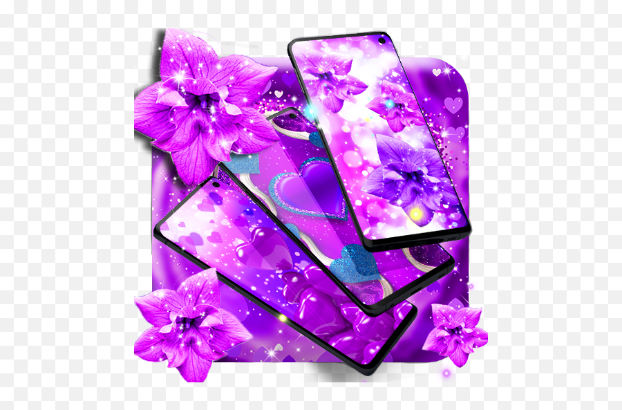 Purple Live Wallpaper - Apps On Google Play Girly Emoji,Purplebutterfly Emojis
