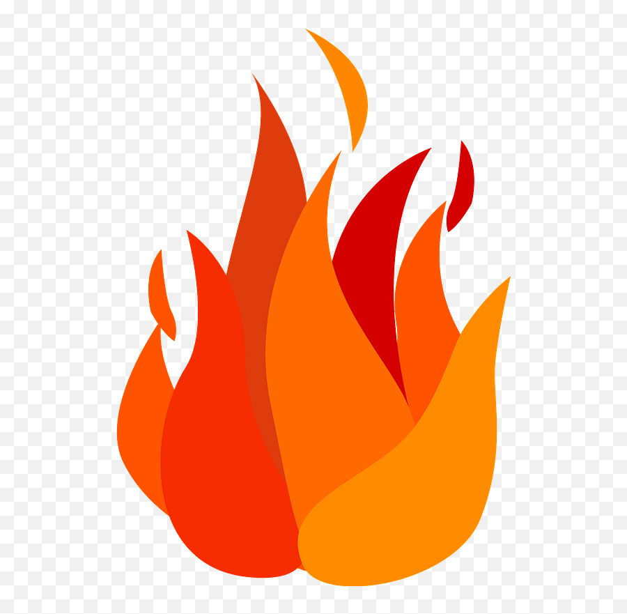 Flame Fire Clipart Free Download Transparent Png Creazilla - Vector Flame Transparent Background Emoji,Spark The Fire Emojis