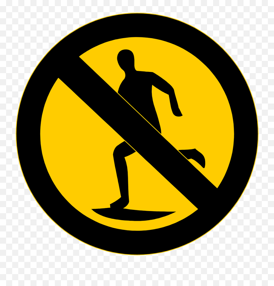 Traffic Sign No Symbol Emoji Warning Sign - Prohibited Png Running Sign Clip Art,No Symbol Emoji